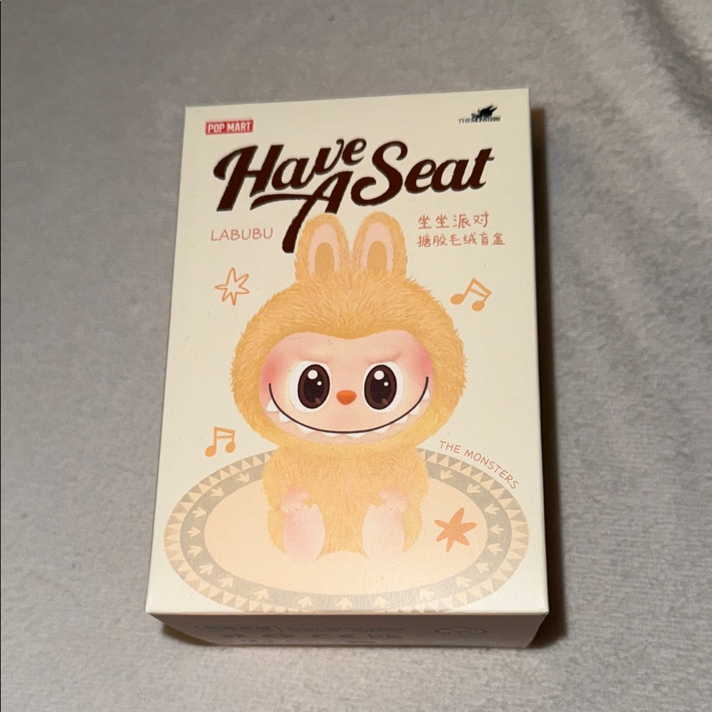 POP MART Labubu Have A Seat Toy- Baba